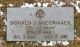 Headstone - Donald J. McCormack